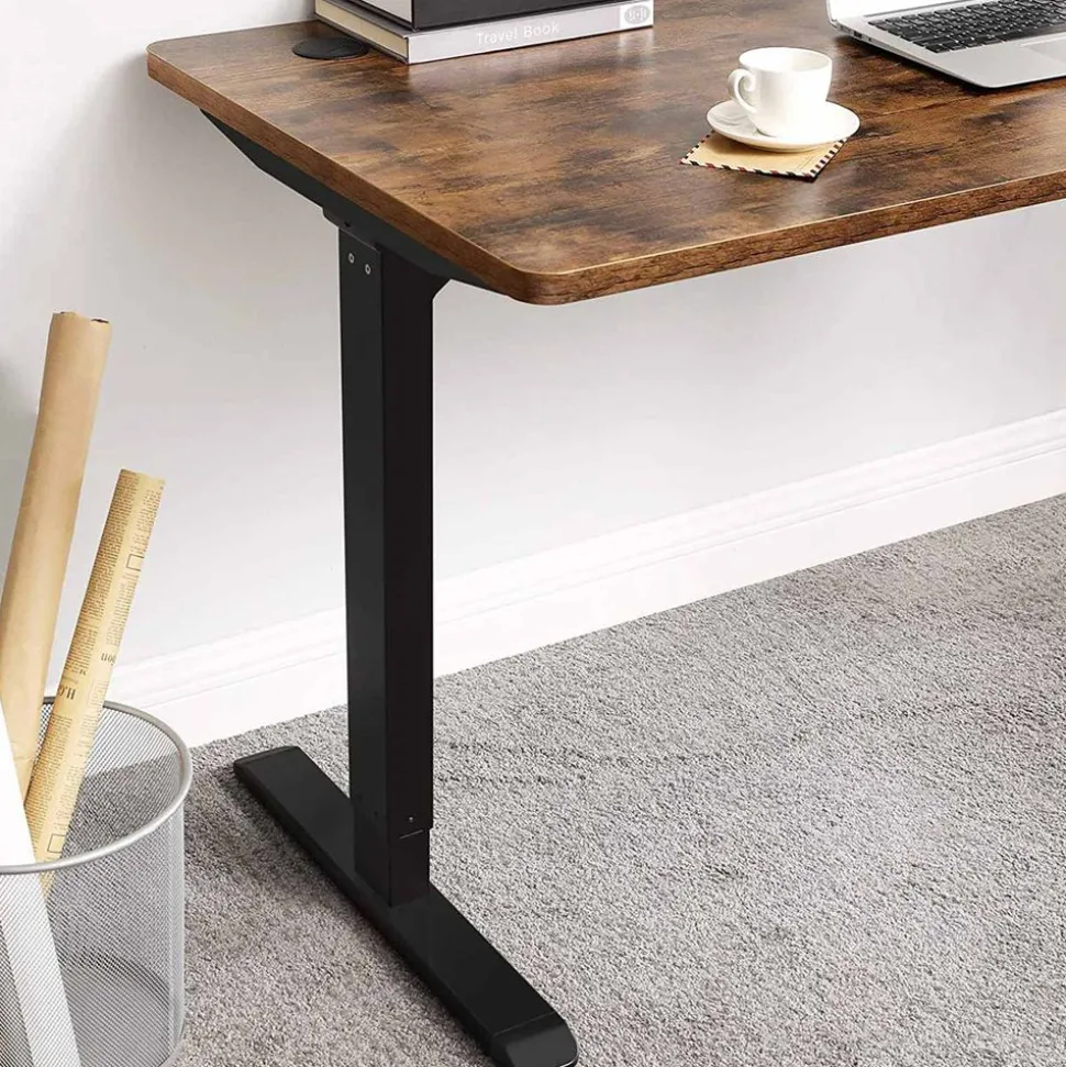 Cheap SONGMICS Bureau électrique 140 cm industriel