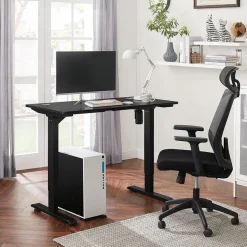 Cheap SONGMICS Bureau électrique 140 cm industriel