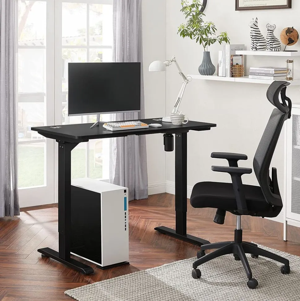 Cheap SONGMICS Bureau électrique 140 cm industriel