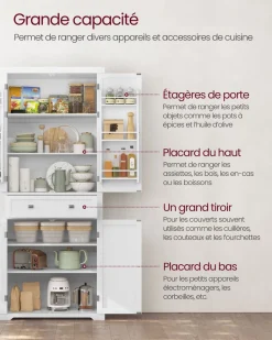 Outlet SONGMICS Caddie 6 roues avec sac isotherme 35l sac amovible noir