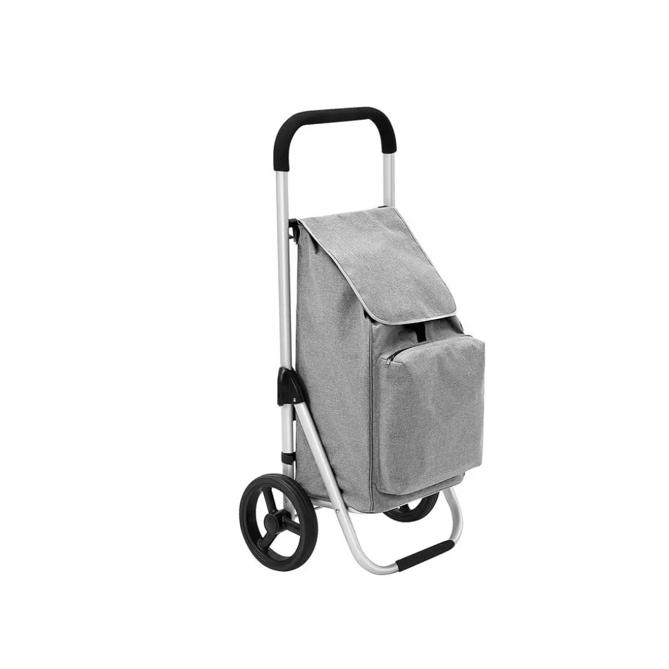 Fashion SONGMICS Caddie de course gris