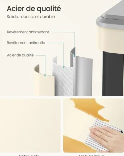 Best Sale SONGMICS Cadre photo A4 avec 3 fonds blanc rustique