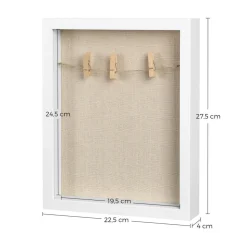 Fashion SONGMICS Cadre photo mural blanc