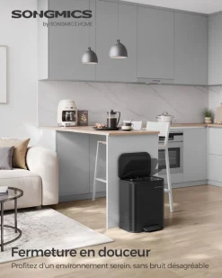 New SONGMICS Cadre photo profondeur blanc