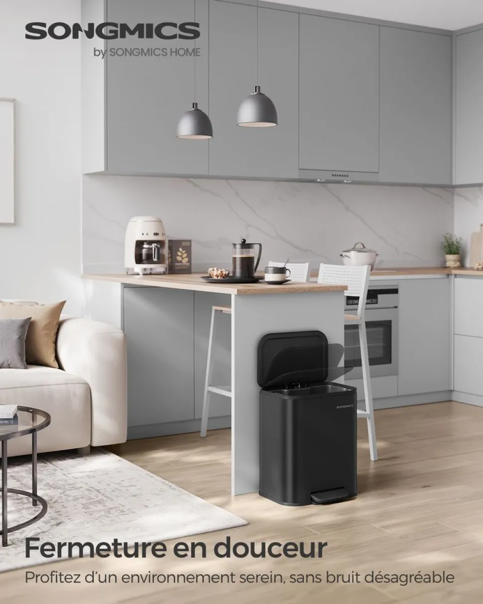 New SONGMICS Cadre photo profondeur blanc