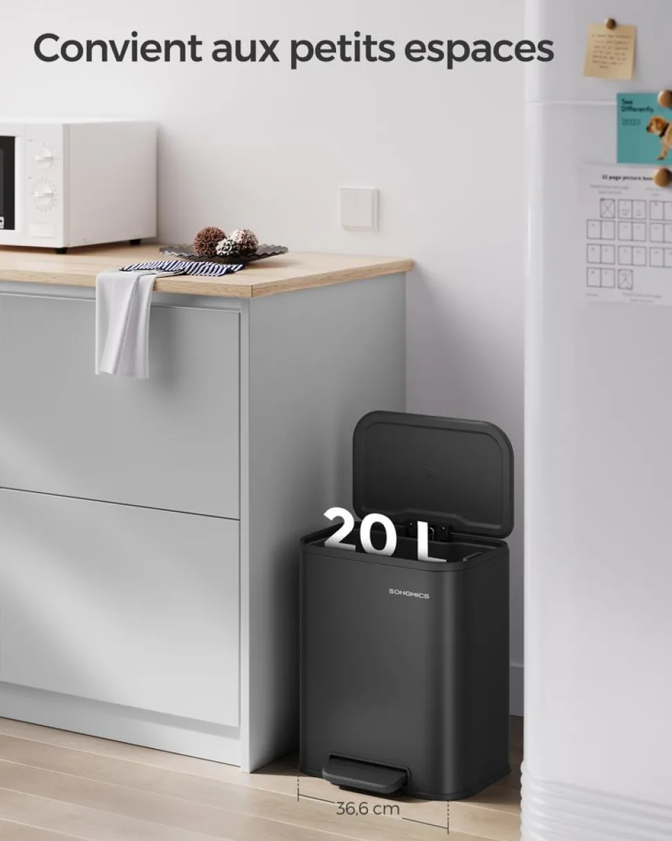 New SONGMICS Cadre photo profondeur blanc