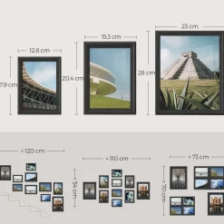 Outlet SONGMICS Cadre pêle-mêle 4 photos