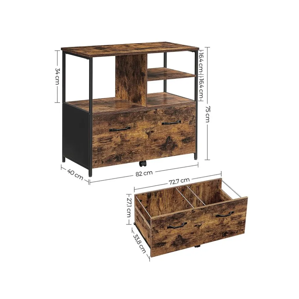 Cheap SONGMICS Caisson 3 tiroirs blanc