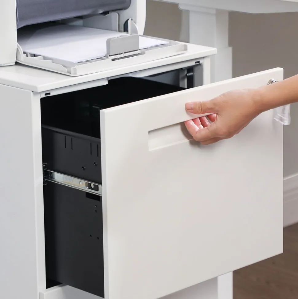 Cheap SONGMICS Caisson 2 tiroirs blanc