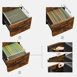 Online SONGMICS Caisson 2 tiroirs blanc