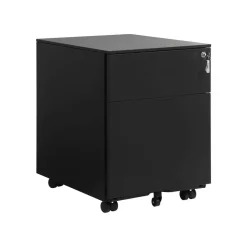 Best Sale SONGMICS Caisson 2 tiroirs bleu canard Blanc