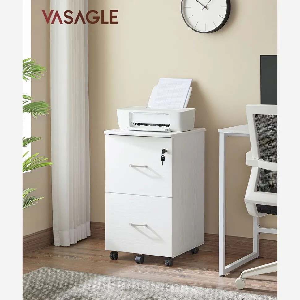 Best Sale SONGMICS Caisson 2 tiroirs industriel Noir