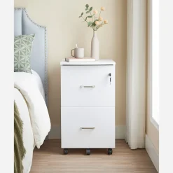 Best Sale SONGMICS Caisson 2 tiroirs industriel Noir