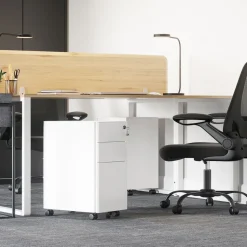 New SONGMICS Caisson 2 tiroirs rustique Brun Vintage Noir