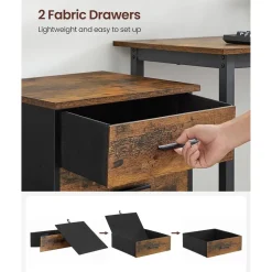 Best SONGMICS Caisson bureau industriel Noir