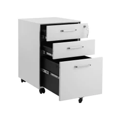 Fashion SONGMICS Caisson bureau mobile 2 tiroirs en tissu marron rustique noir d'encre