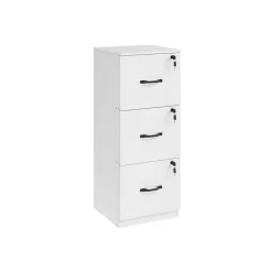 New SONGMICS Caisson de Bureau Blanc