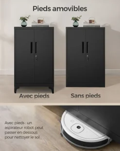 New SONGMICS Caisson de Bureau Metal