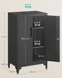 New SONGMICS Caisson de Bureau Metal