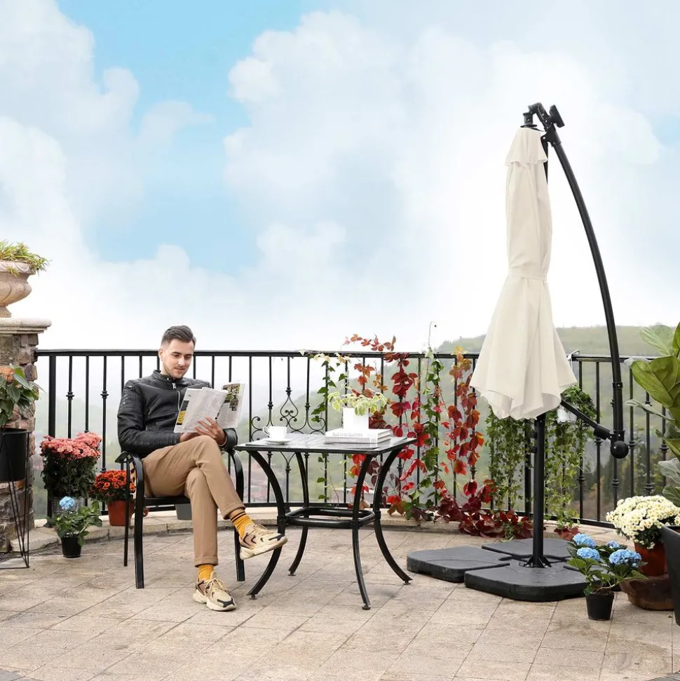 New SONGMICS Canisse 180 x 300 cm gris foncé