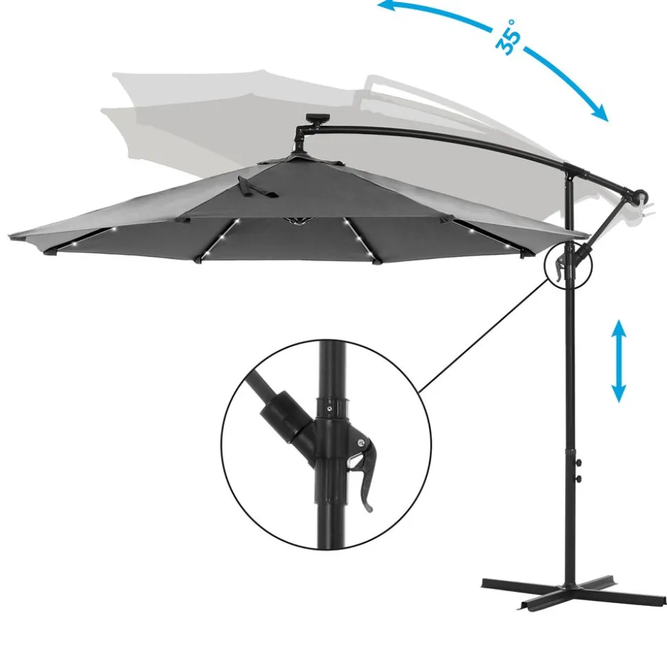 New SONGMICS Canisse 180 x 300 cm gris foncé