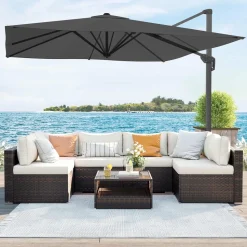 Shop SONGMICS Canisse 1 x 3 m gris foncé