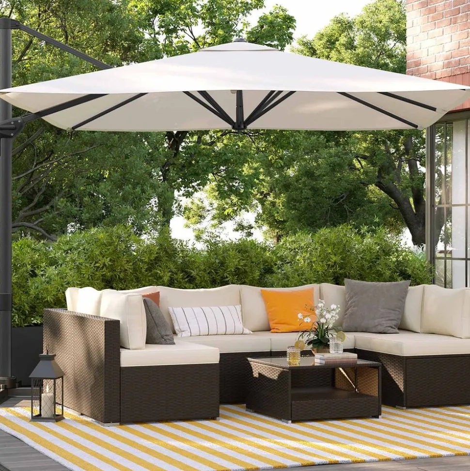 Shop SONGMICS Canisse 1 x 3 m gris foncé