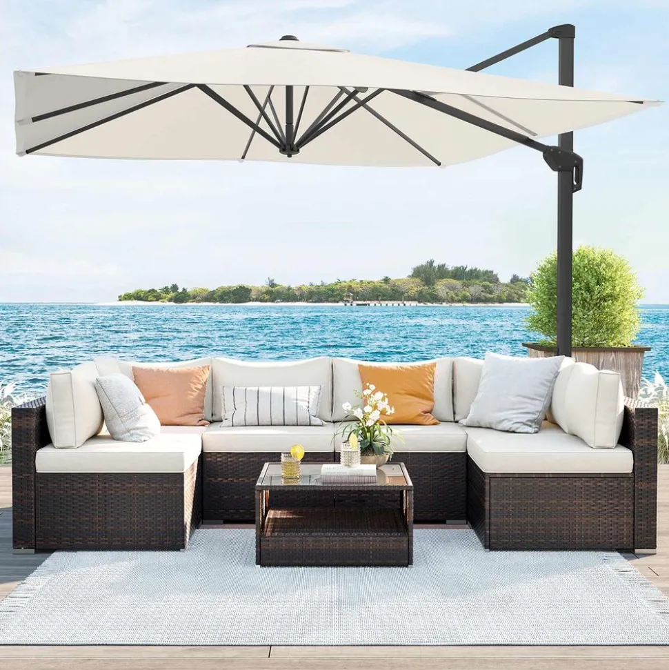 Shop SONGMICS Canisse 1 x 3 m gris foncé