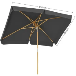 Best SONGMICS Canisse 1 x 4 m gris foncé