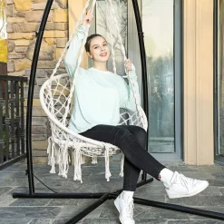 Online SONGMICS Chaise à bascule Gris