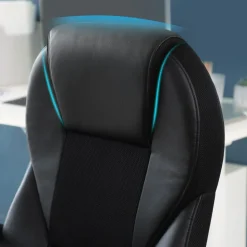 Cheap SONGMICS Chaise bureau matelassé Blanc