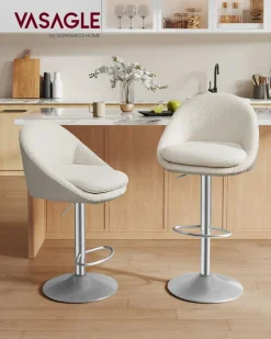 Clearance SONGMICS Chaise de Bar Réglables en Hauteur