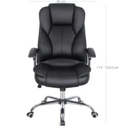 Hot SONGMICS Chaise de bureau appui-tête Blanc