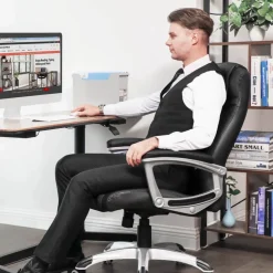 Sale SONGMICS Chaise de bureau avec surface en tissu velours rose bonbon