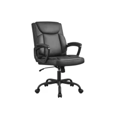 Online SONGMICS Chaise de bureau capacité de charge 150 kg noir d'encre