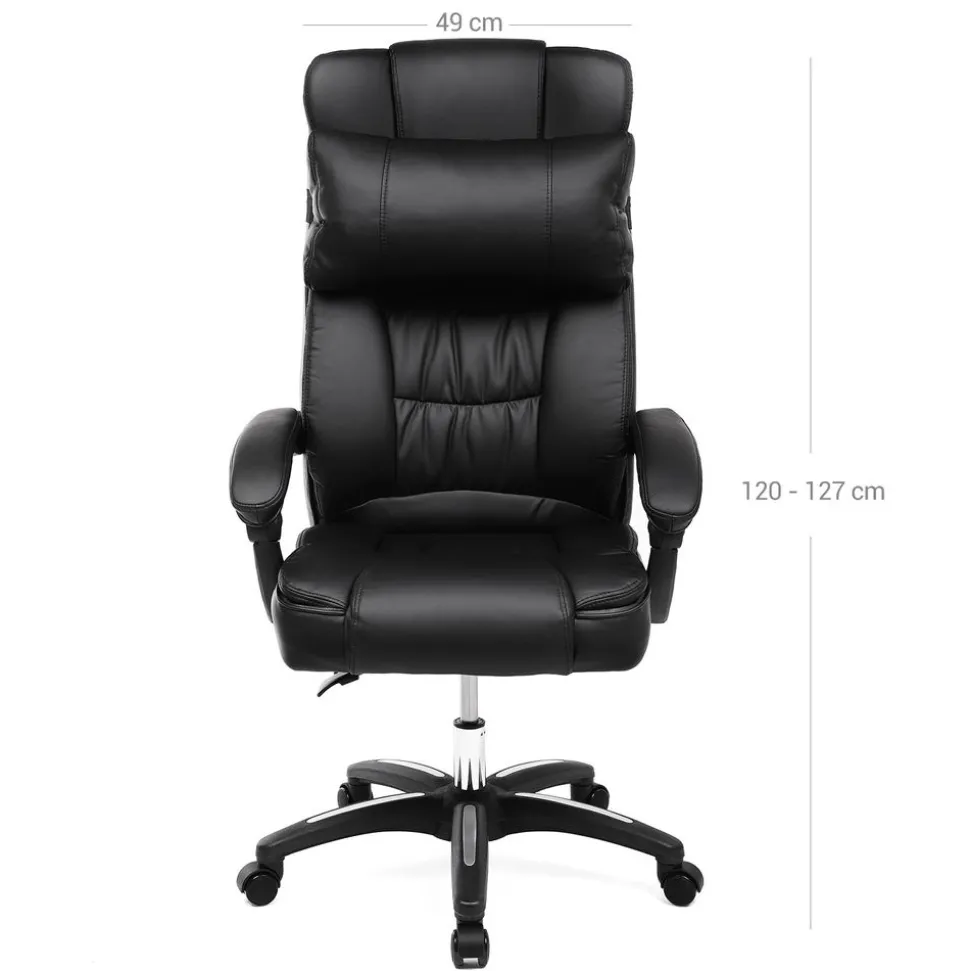 Cheap SONGMICS Chaise de bureau chic Blanc