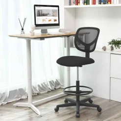 Sale SONGMICS Chaise de bureau ergonomique avec soutien lombaire noir d’encre