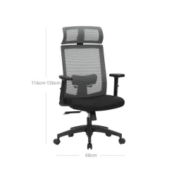 Flash Sale SONGMICS Chaise de bureau Noir