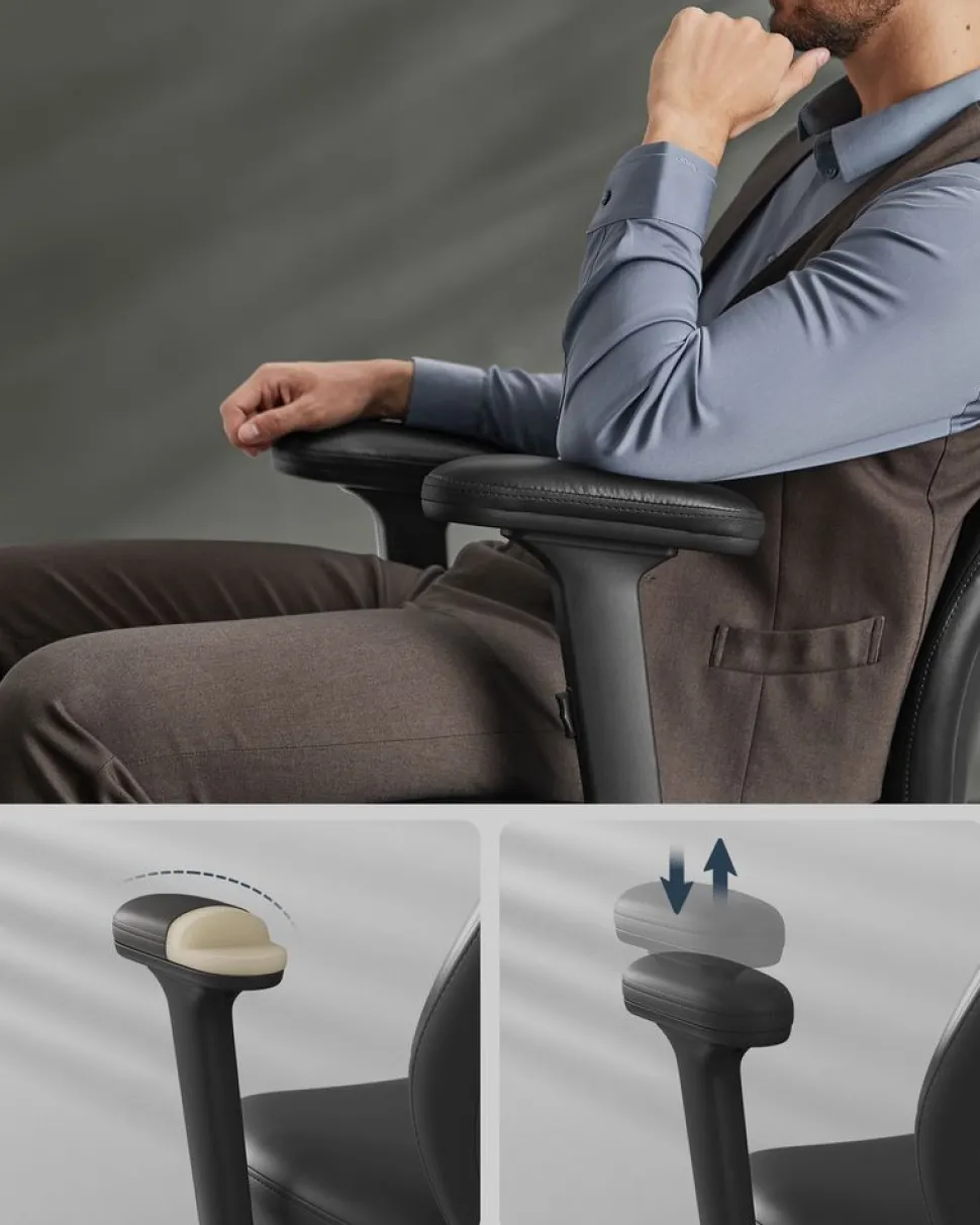 Hot SONGMICS Chaise de bureau pivotante tissu coton-lin rose bonbon