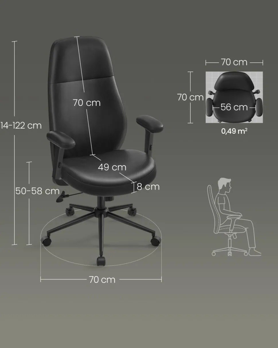 Hot SONGMICS Chaise de bureau pivotante tissu coton-lin rose bonbon