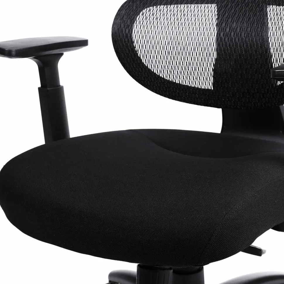 Clearance SONGMICS Chaise de bureau repose-pieds Blanc