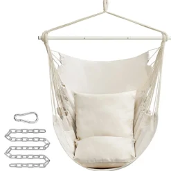 Online SONGMICS Chaise de plage pliante rouge blanc Rouge + Blanc