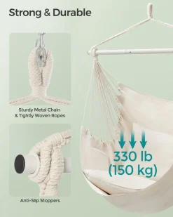 Online SONGMICS Chaise de plage pliante rouge blanc Rouge + Blanc