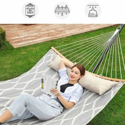 Outlet SONGMICS Chaise de plage portable bleu