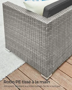 Cheap SONGMICS Chaise de plage vert