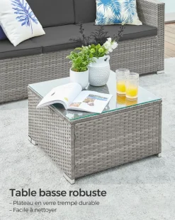 Cheap SONGMICS Chaise de plage vert