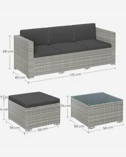 Cheap SONGMICS Chaise de plage vert