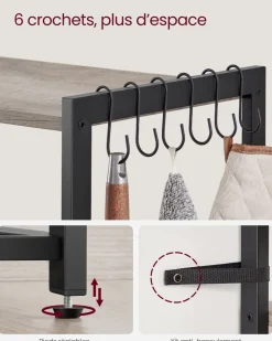 Hot SONGMICS Chaise de Salle à Manger