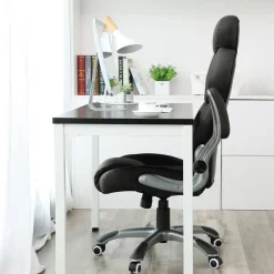 Shop SONGMICS Chaise gamer noir Gris