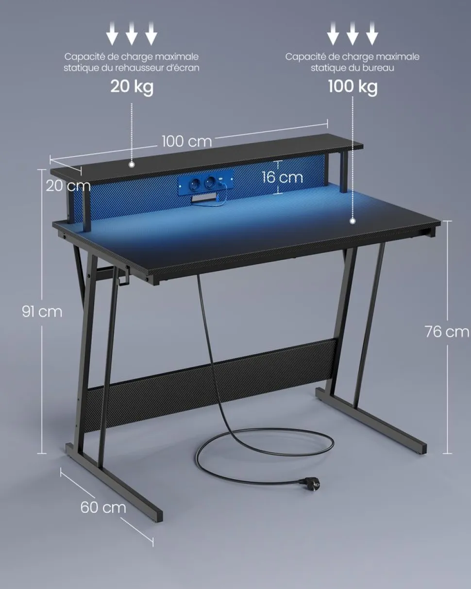 Cheap SONGMICS Chaise gaming sport